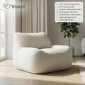 Voxel™ Cloud-Form Collection – The "Nuvola" Ergonomic Bouclé Lazy Sofa